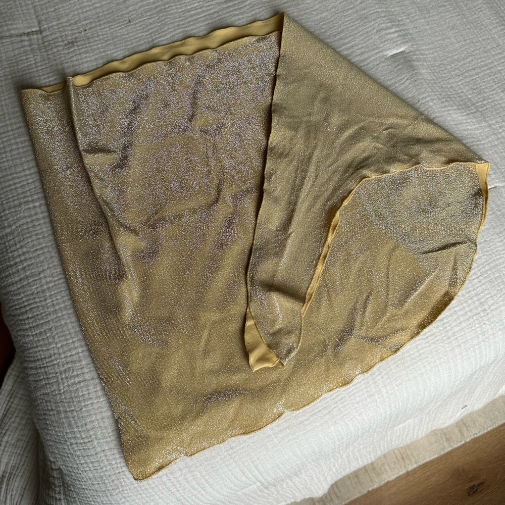 St. Barth’s Skirt - Gold Shimmer - Size M/L